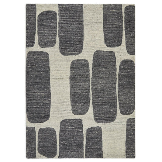 Vista Retro Modern Cream Rug