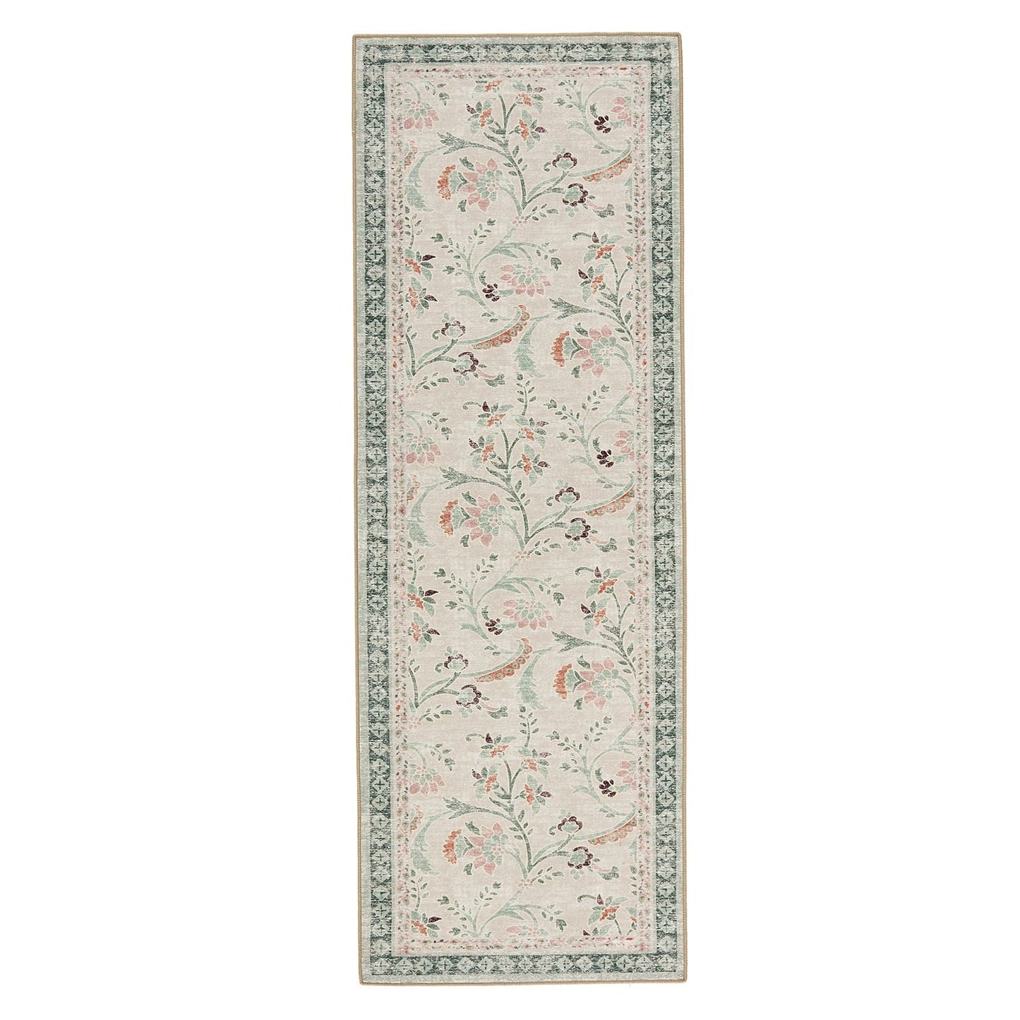Hug Rug Eco-Washable English Floral Rug