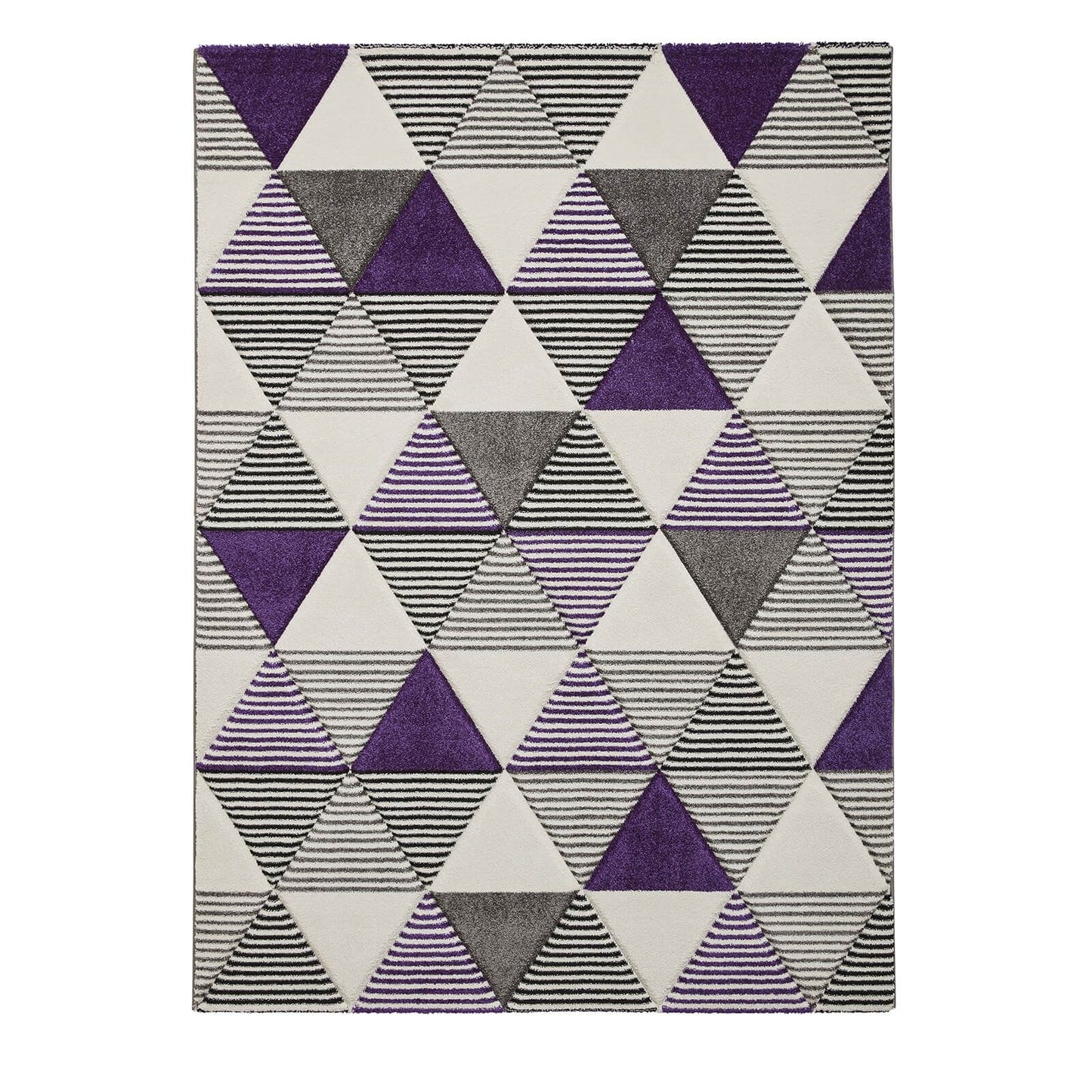 Brooklyn BRK15 (24369) Grey/Purple Modern Rug