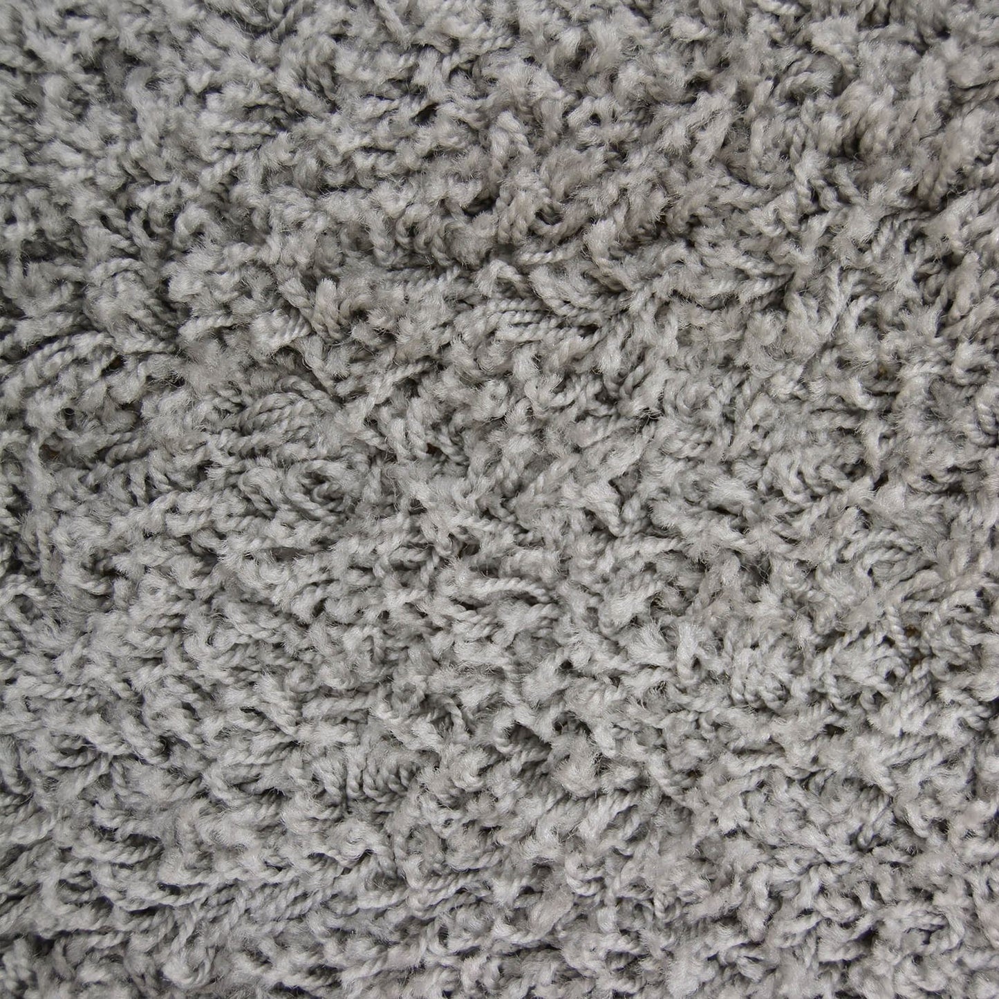 Jazz Shaggy Silver Plain Rug