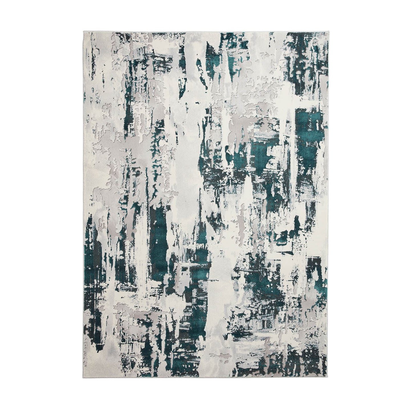 Apollo GR579 Grey/Green Modern Rug