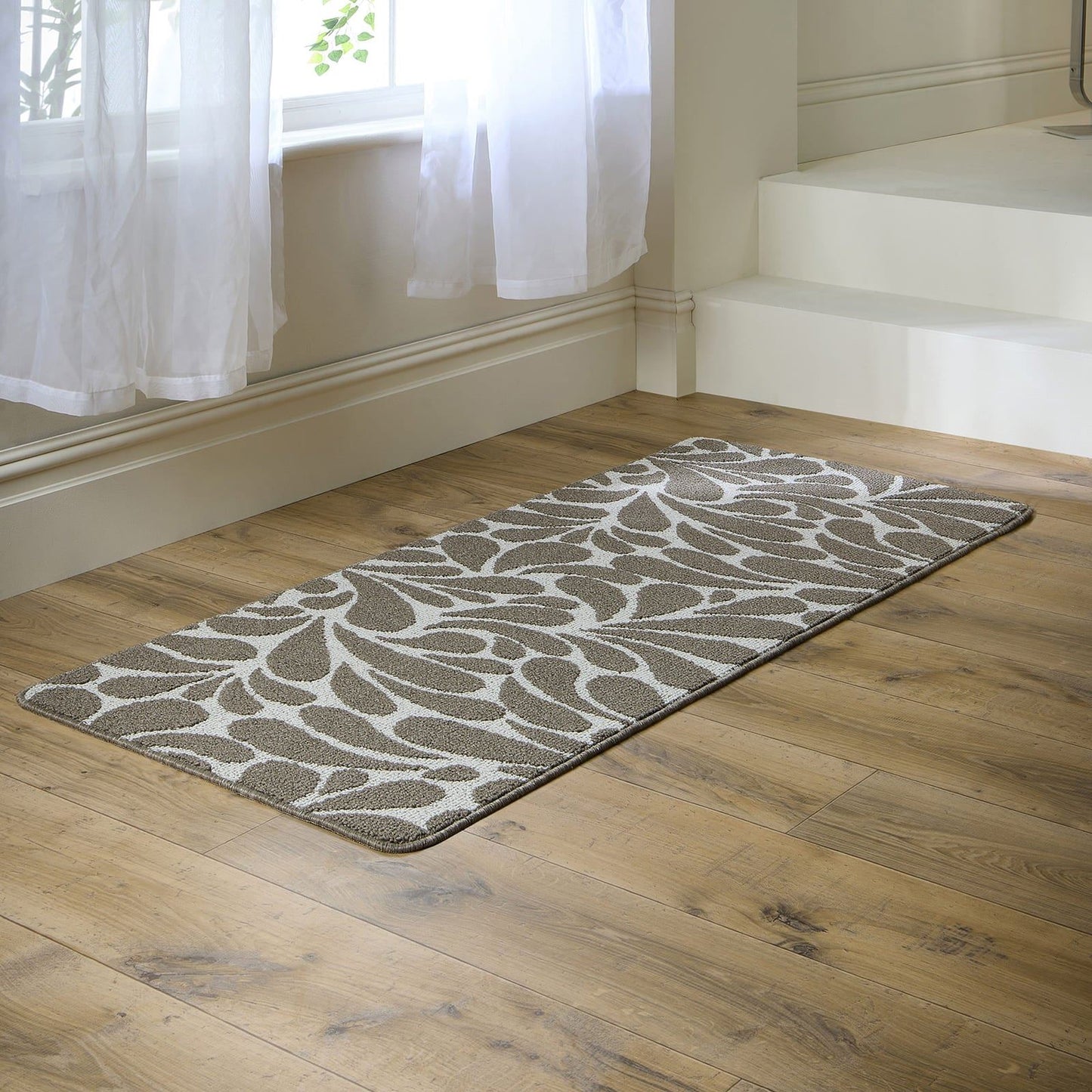 My Mat Sculptured Patterned Raindrop Rug
