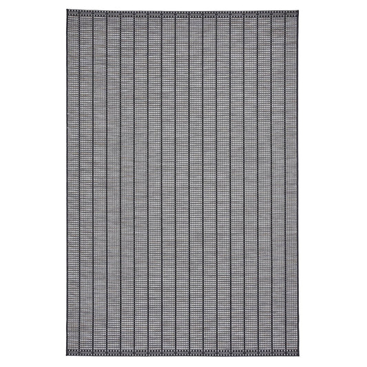 Santa Monica A041 Black Flatweave Rug