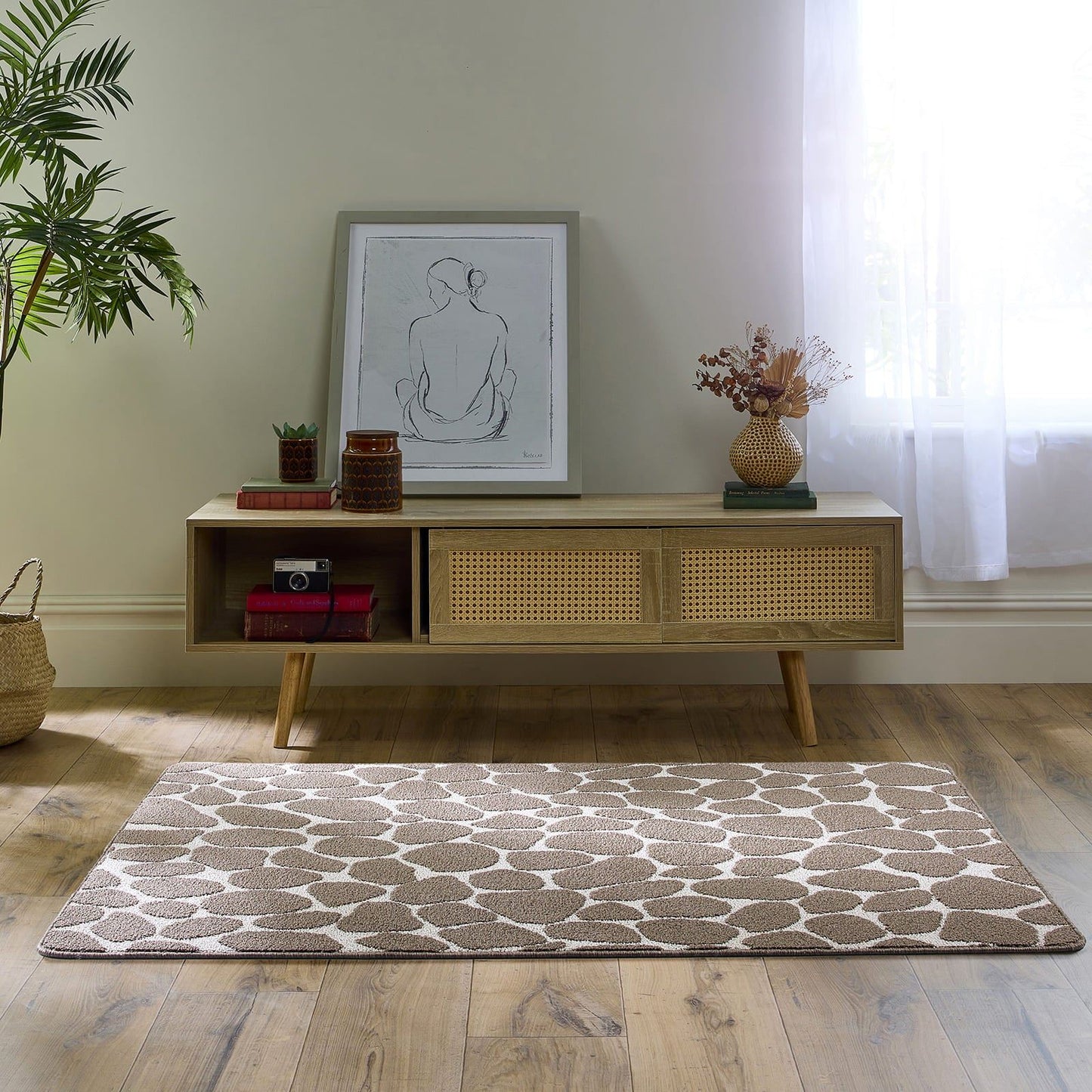 My Mat Sculptured Patterned Pebble Rug