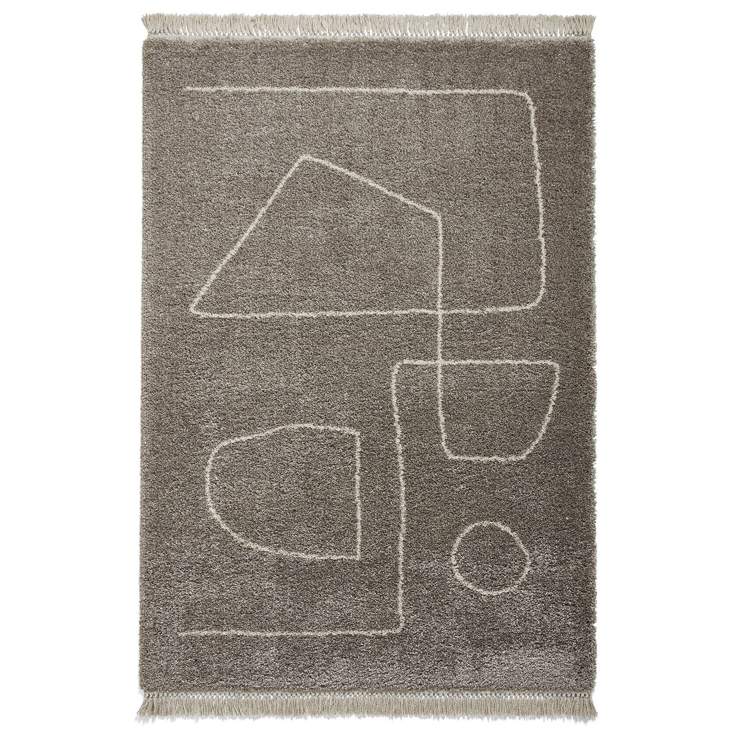 Boho A474 Grey/Cream Modern Rug