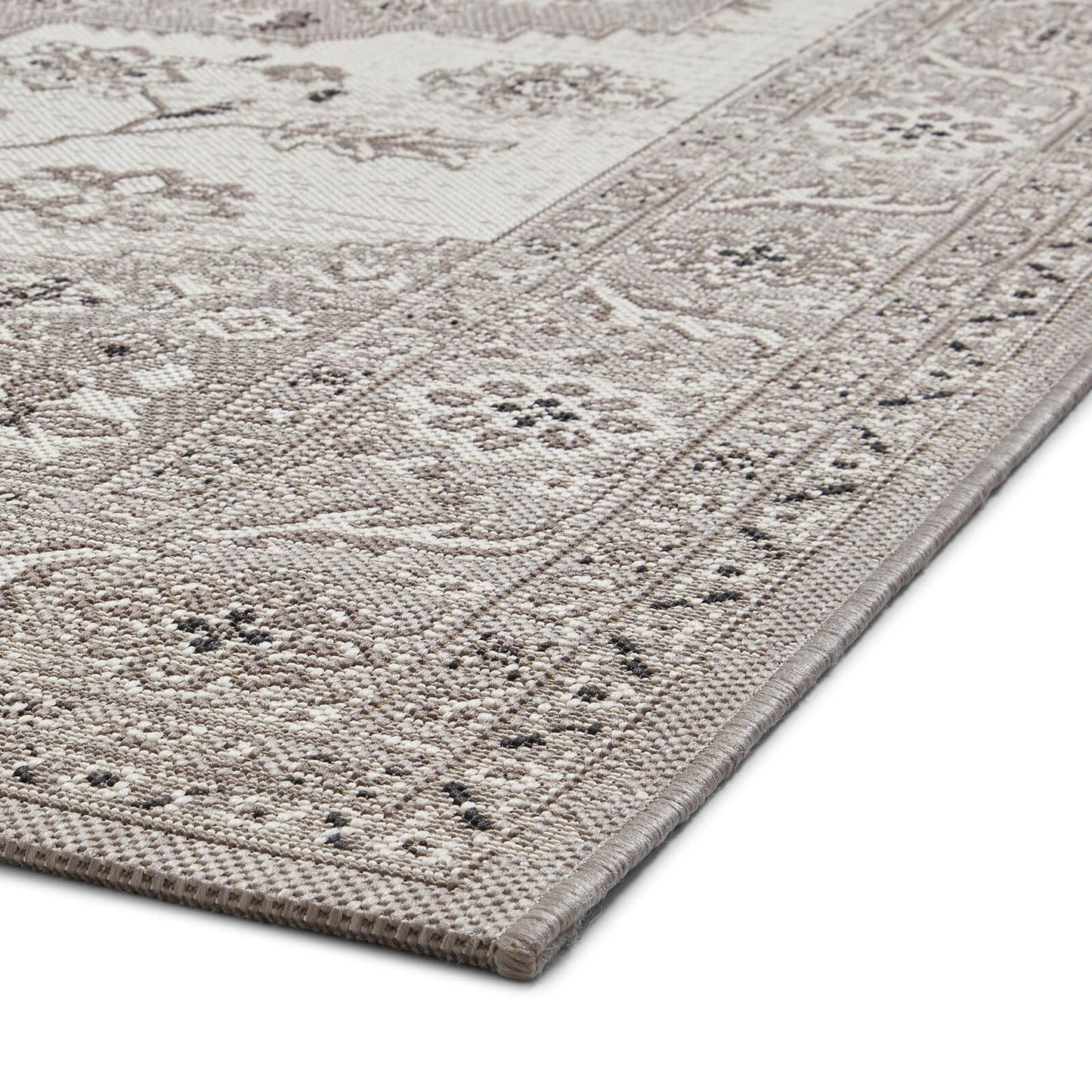 Miami 19517 Grey/Beige Flatweave Rug