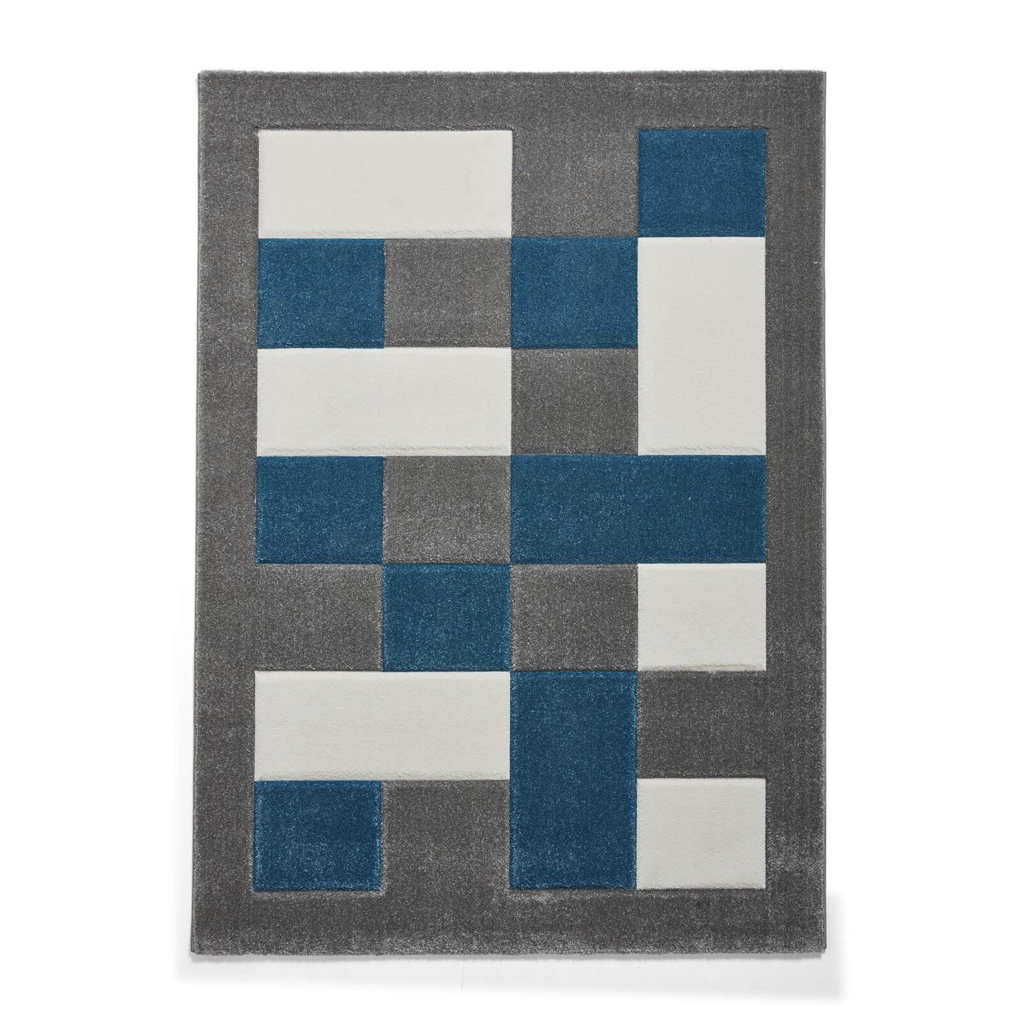 Brooklyn BRK04 (24368) Grey/Blue Modern Rug