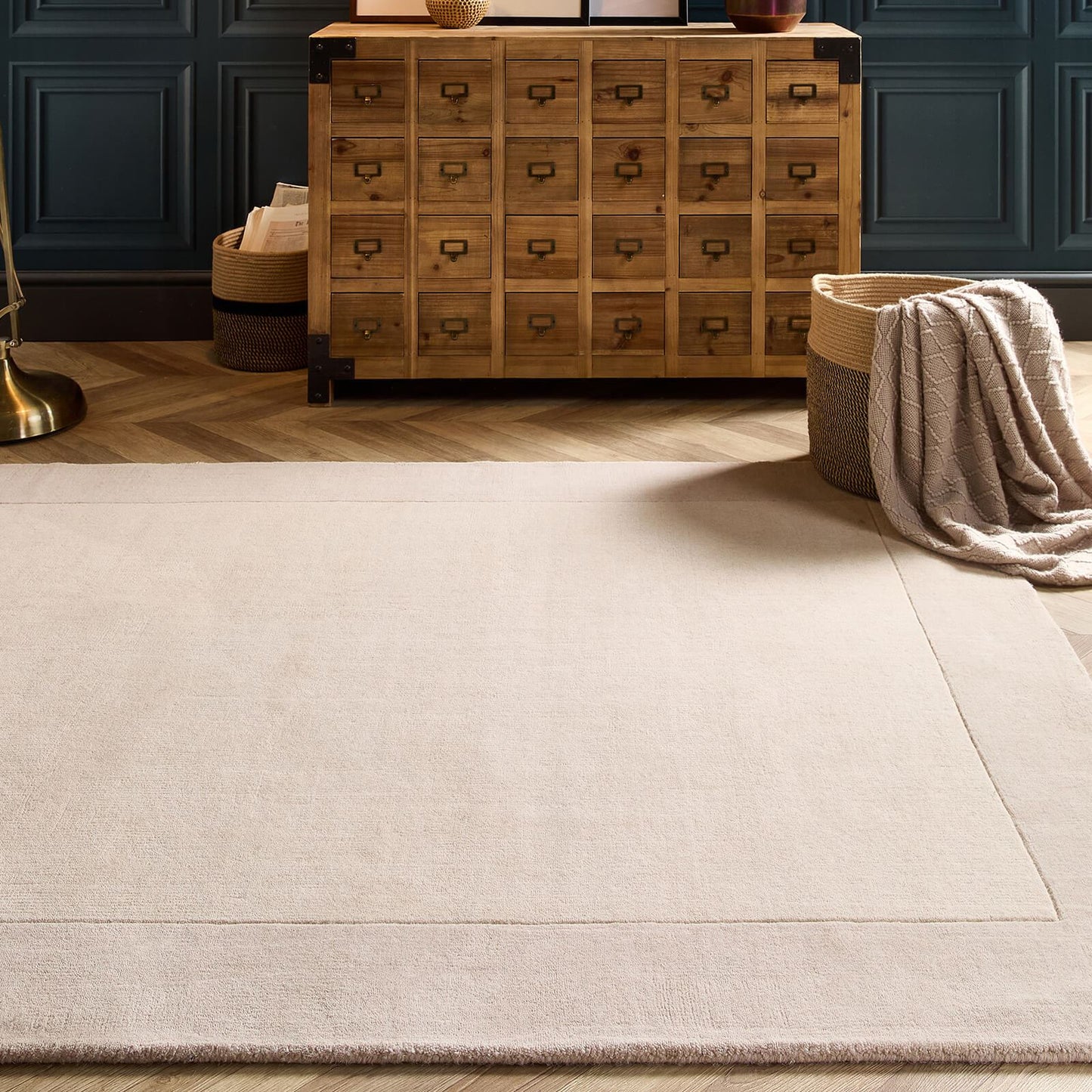 Origins Borders Natural Rug