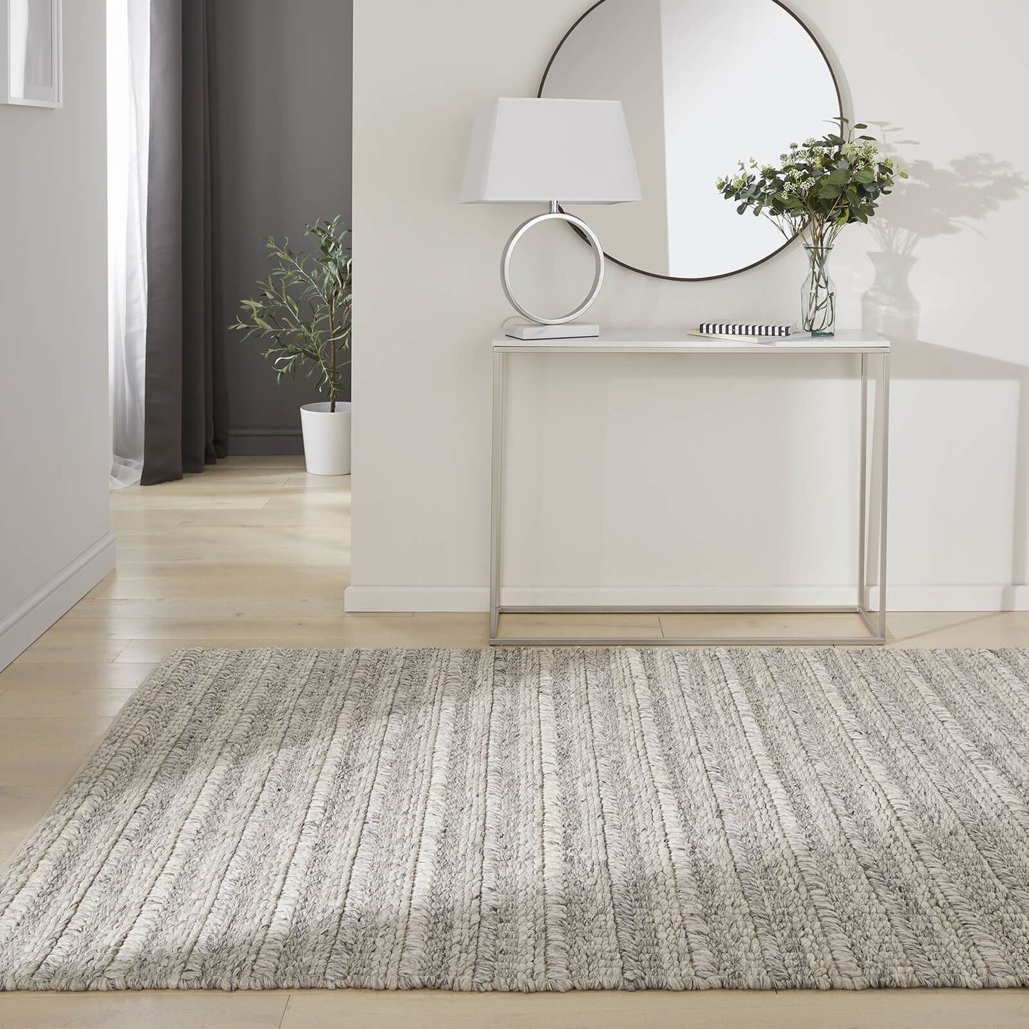 Savannah Grey Textured Rug