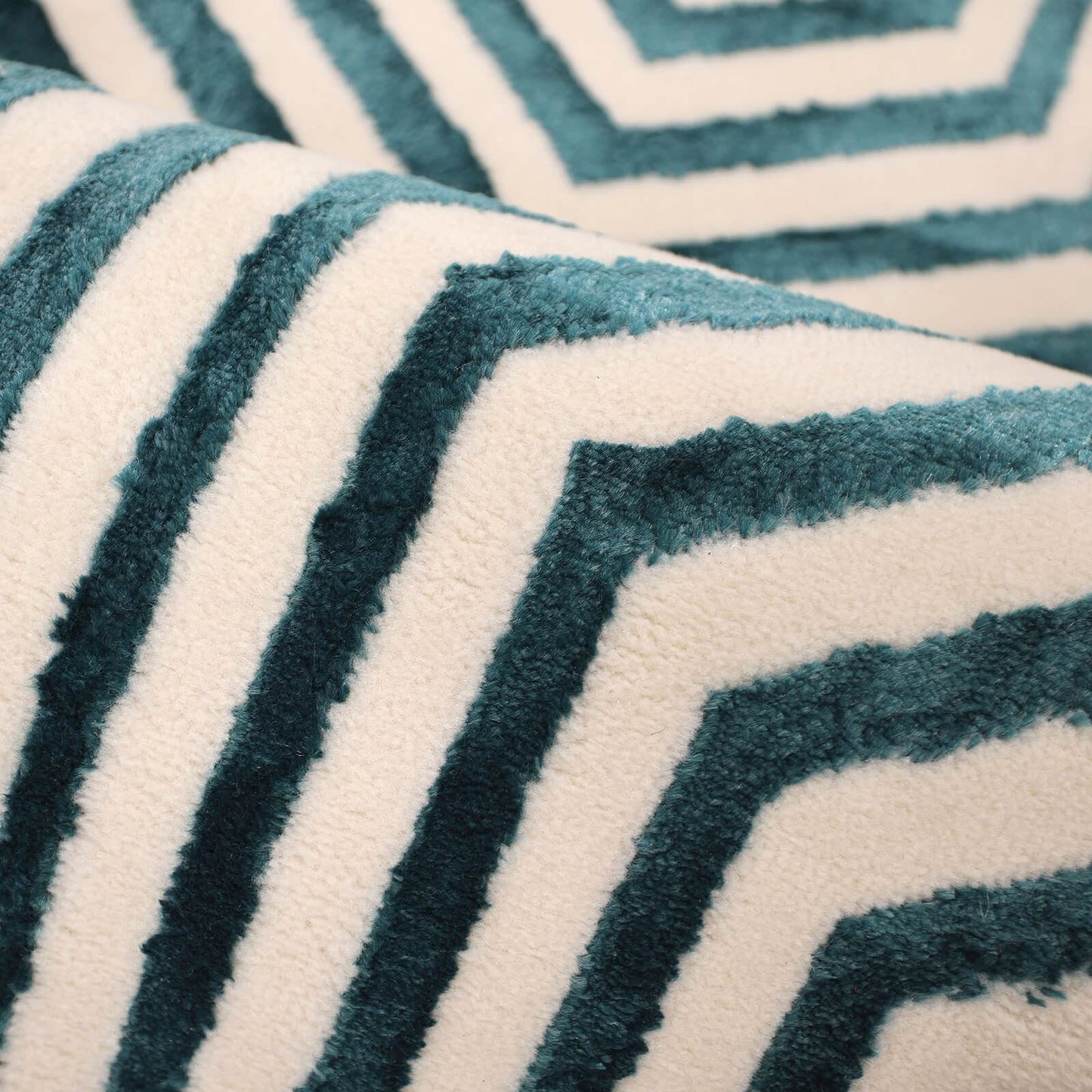 Zoe Illusion Blue Abstract Rug