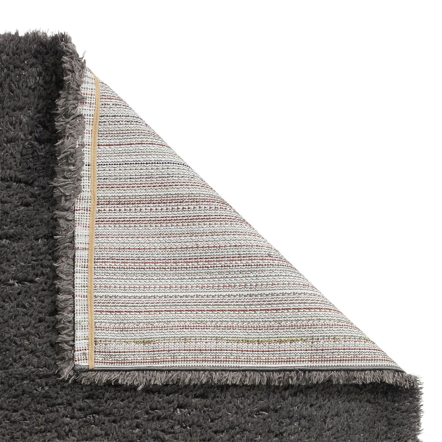 Solace 0961 Charcoal Shaggy Rug