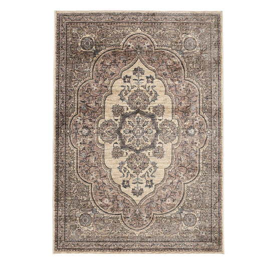Raja Medallion Terracotta Classical Rug