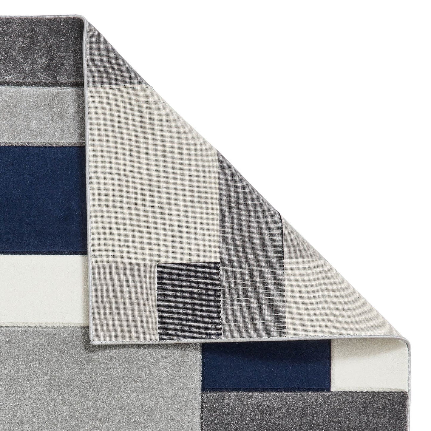 Matrix MT61 Grey/Navy Modern Rug