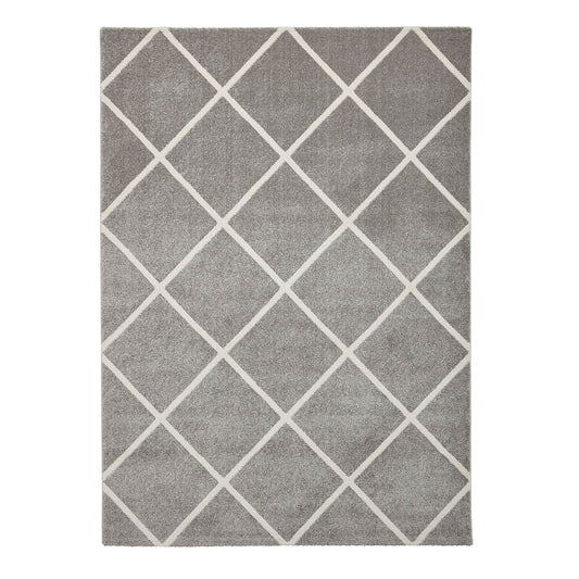 Brooklyn BRK35 (24371) Grey/Cream Modern Rug