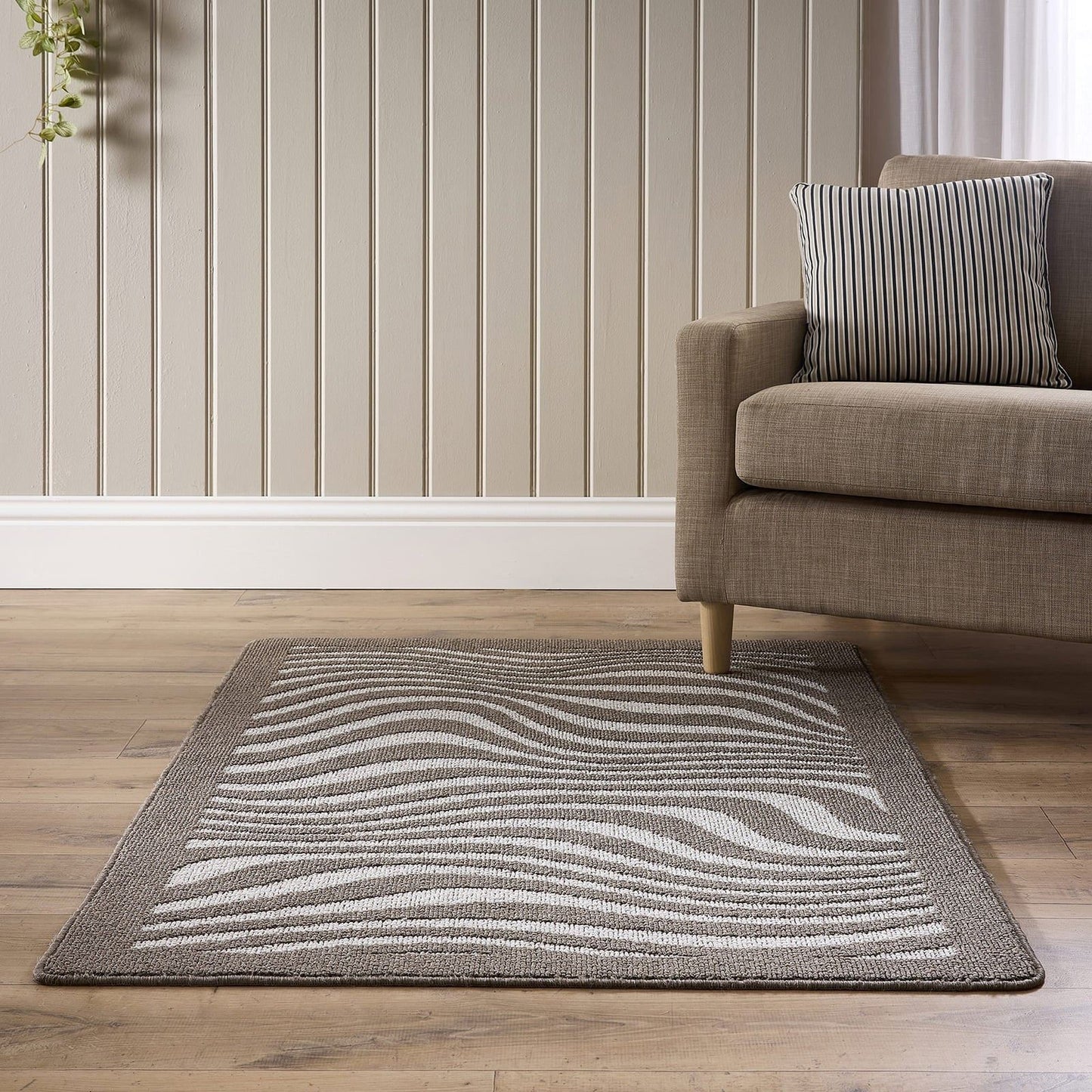 My Mat Sculptured Patterned Waves Rug