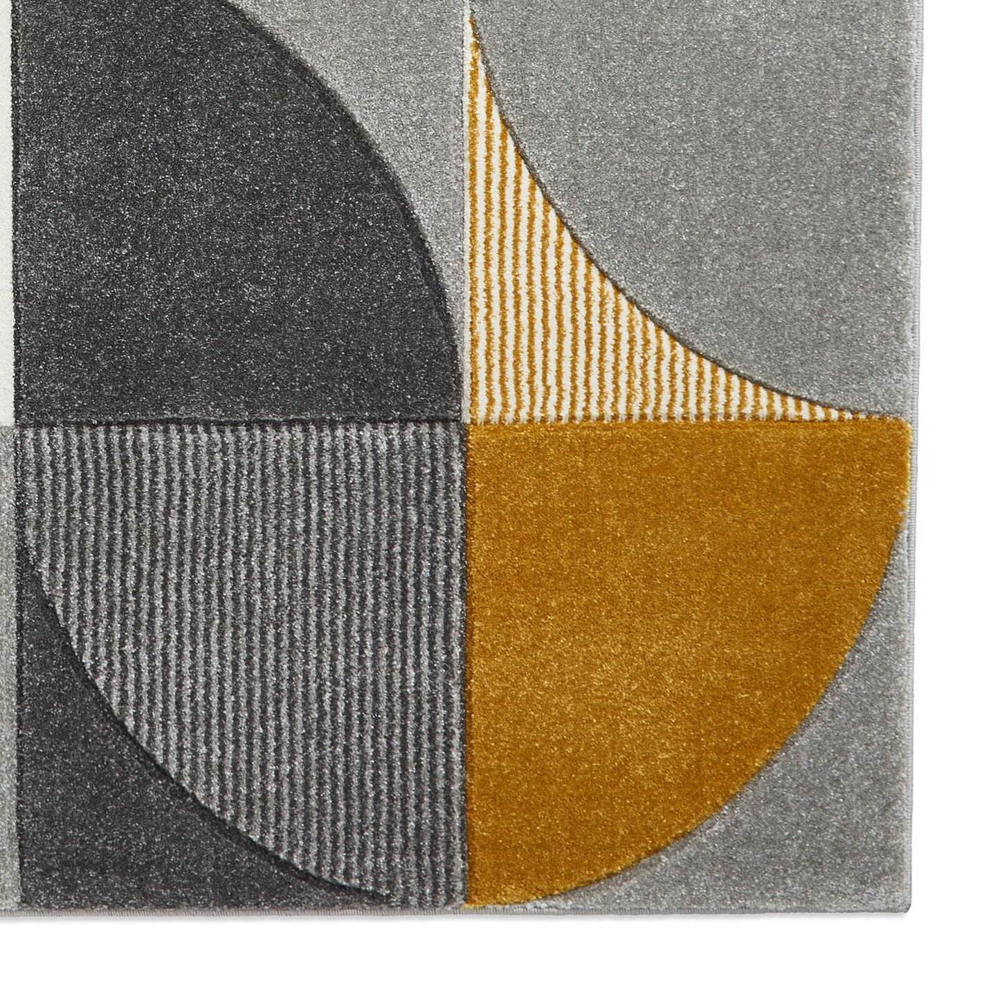 Matrix MT63 Grey/Yellow Modern Rug