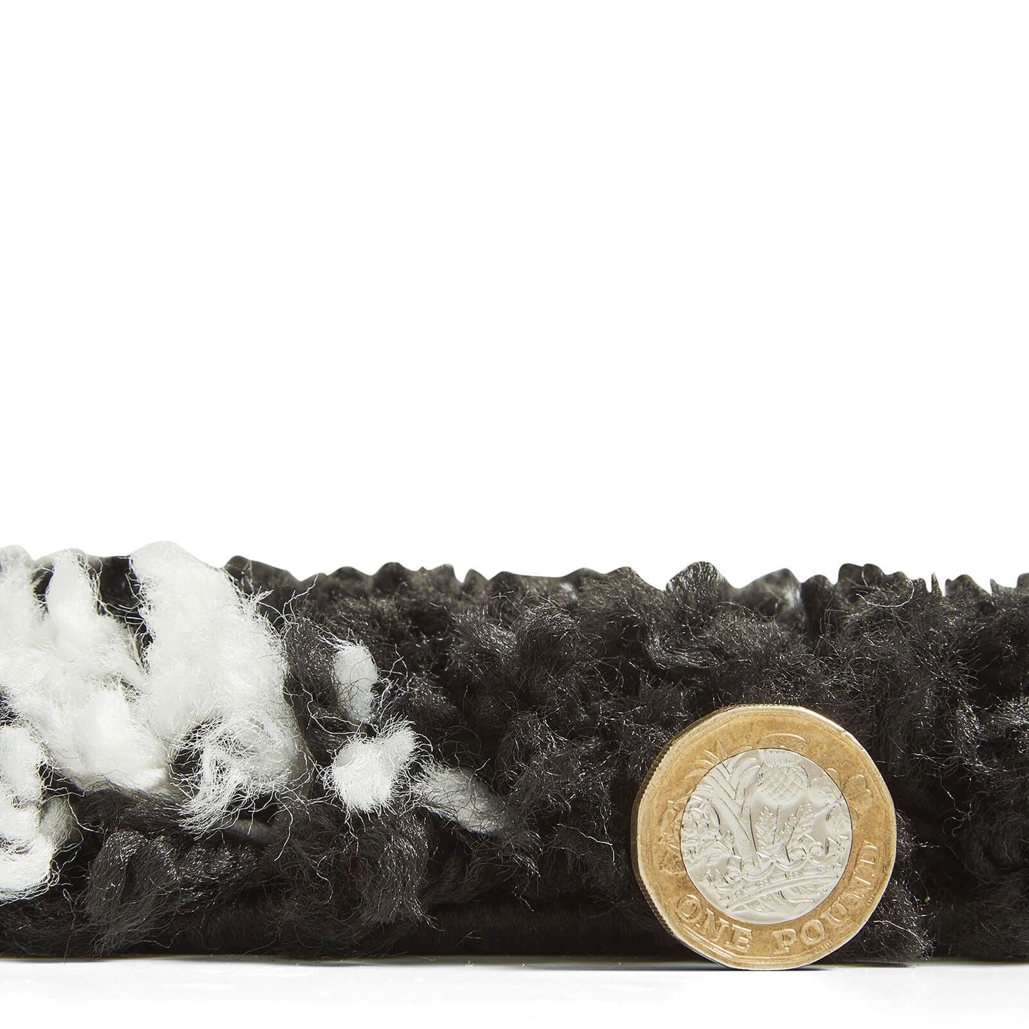 Scandi Berber G276 Black/White Shaggy Rug