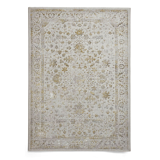 Creation 50112 Grey/Gold Modern Rug