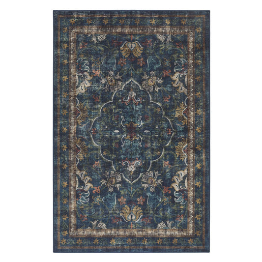 Hug Rug Eco-Washable Midnight Paisley Rug