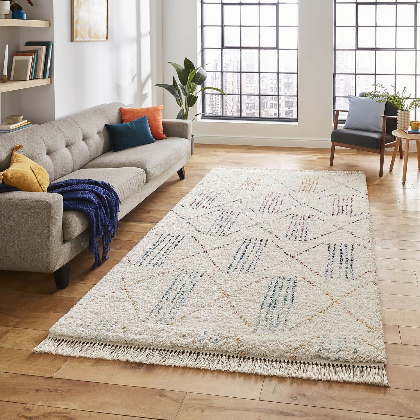 Boho A814 Multi Modern Rug