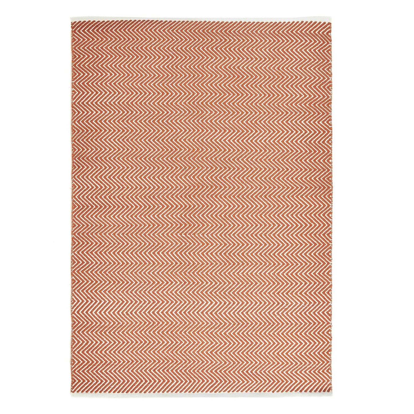Hug Rug Woven Herringbone Rug Rust Rug