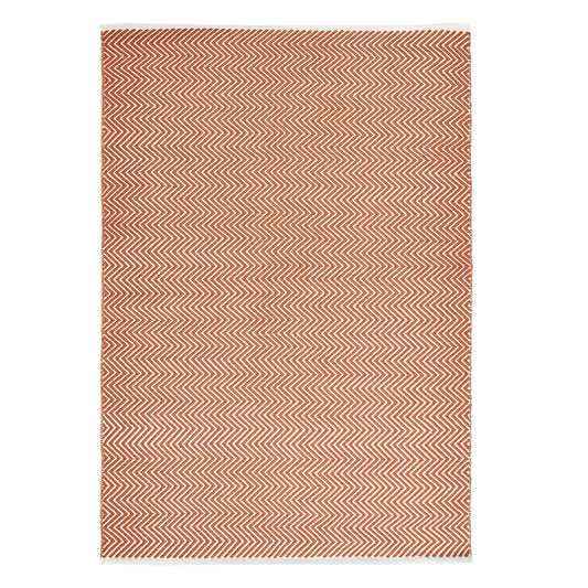 Hug Rug Woven Herringbone Rug Rust Rug