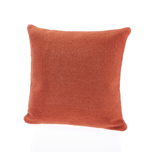Hug Rug Woven Plain Cushion Rust 45X45 Rug