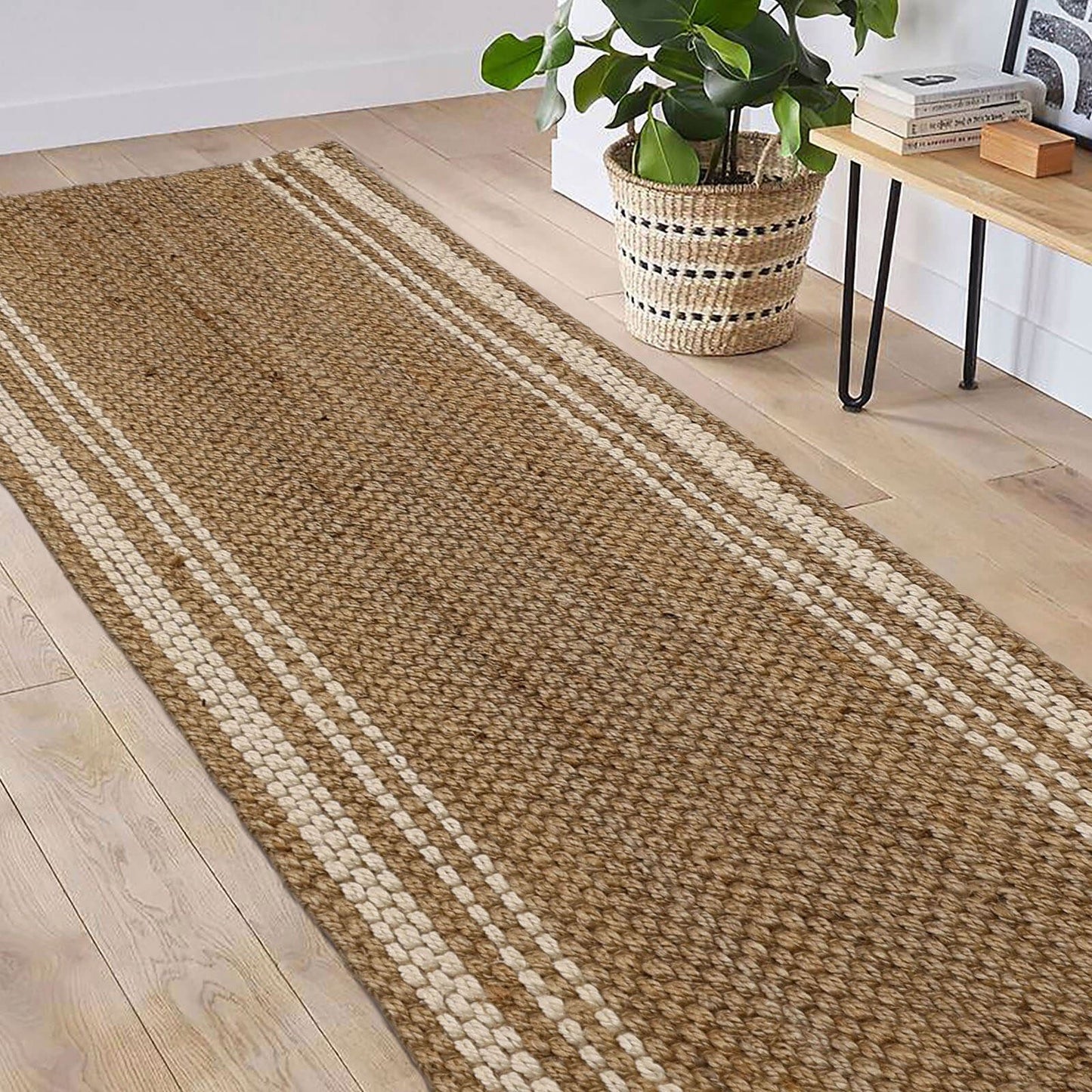 Jute Stripe Natural Rug