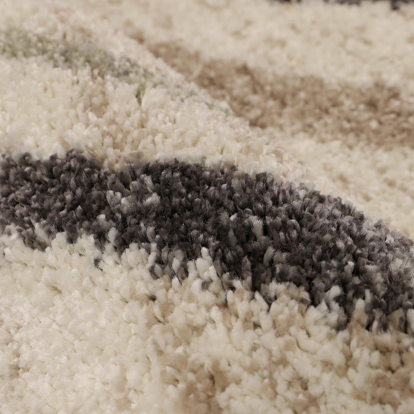 Gio Waves Geometric Natural Rug