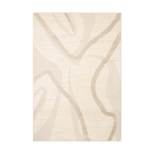 Ava Pave Cream Semi Plain Rug
