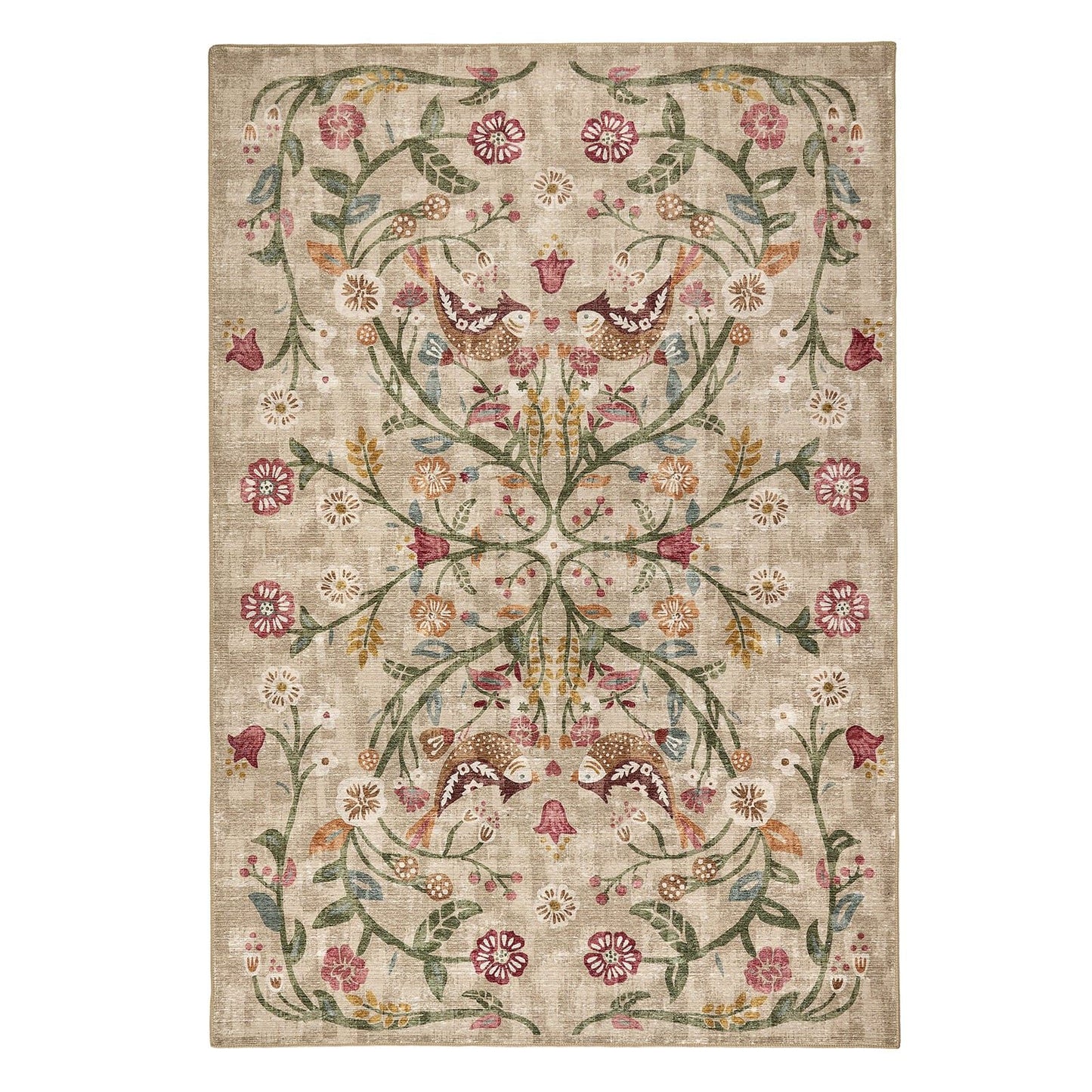 Hug Rug Eco-Washable Heritage Garden Rug