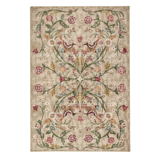Hug Rug Eco-Washable Heritage Garden Rug