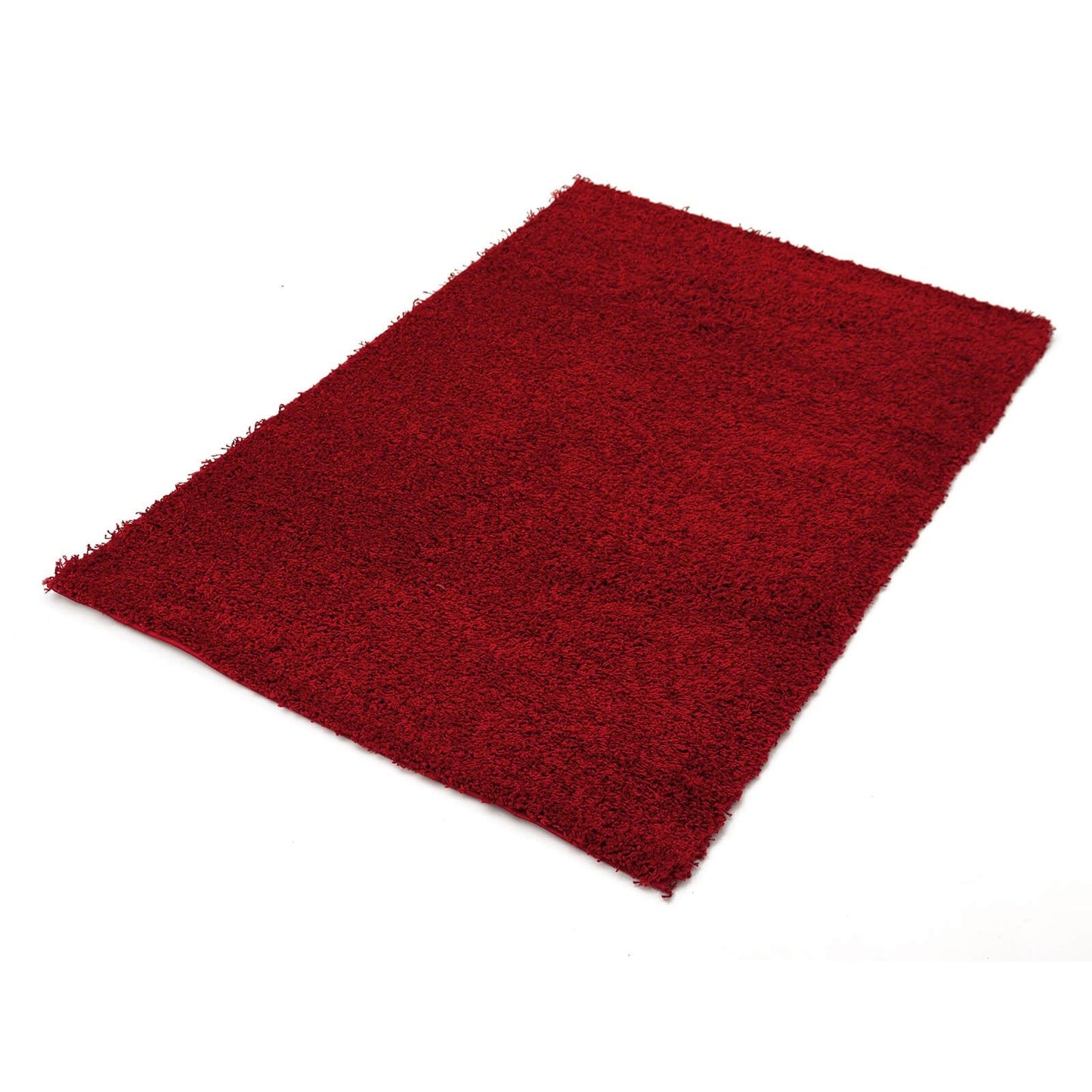 Jazz Shaggy Red Plain Rug