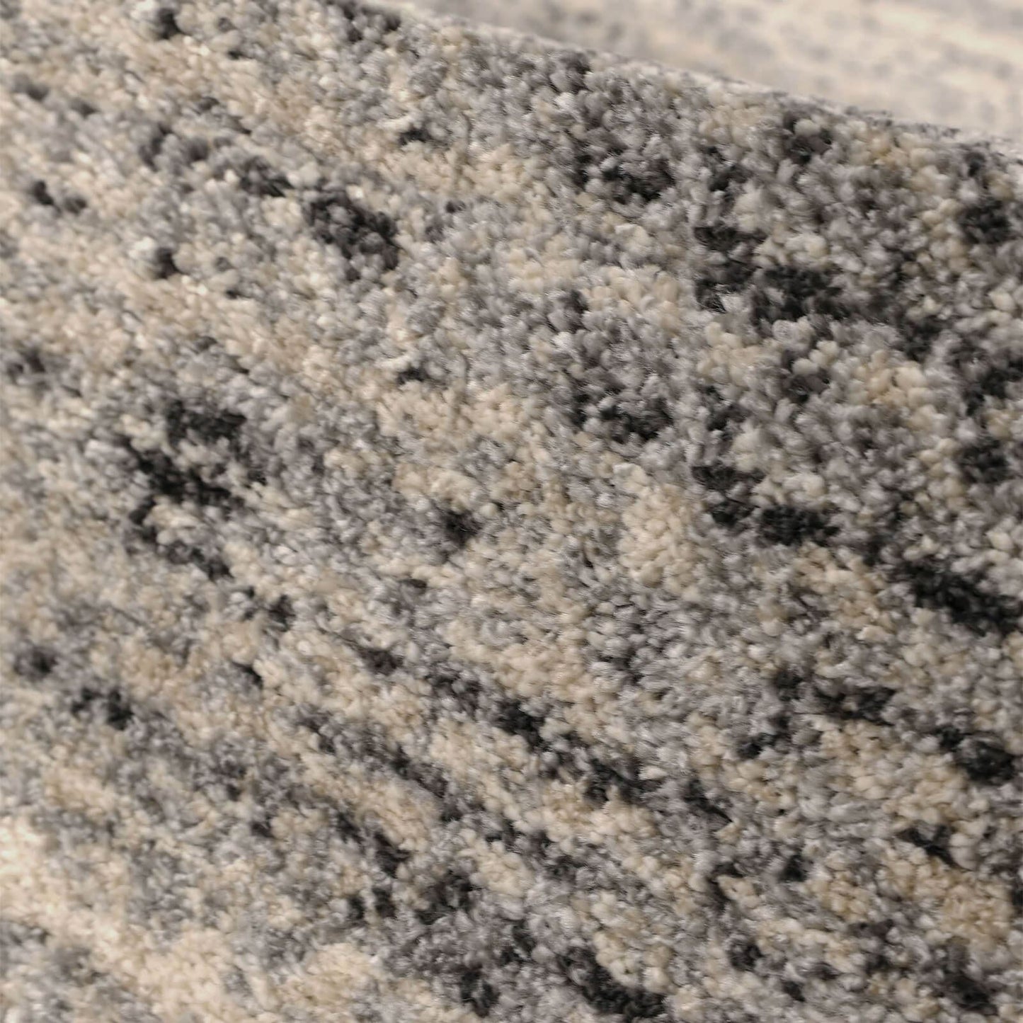 Freya Blends Grey Blue Semi Plain Rug