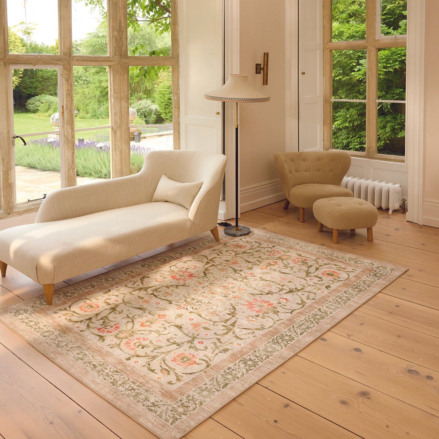 Hug Rug Eco-Washable Country Paisley Rug