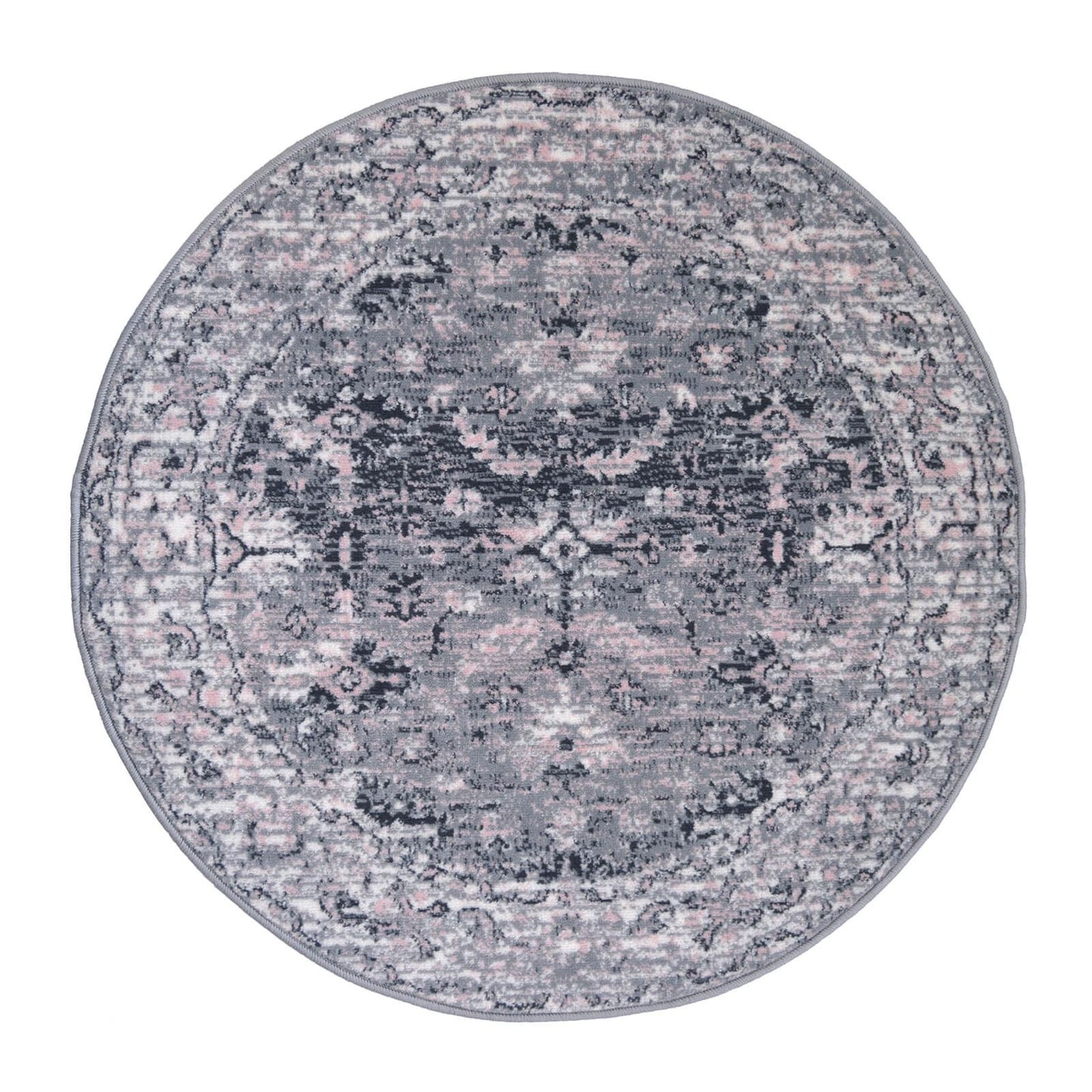Maestro New Trad Grey/Pink Traditional Rug