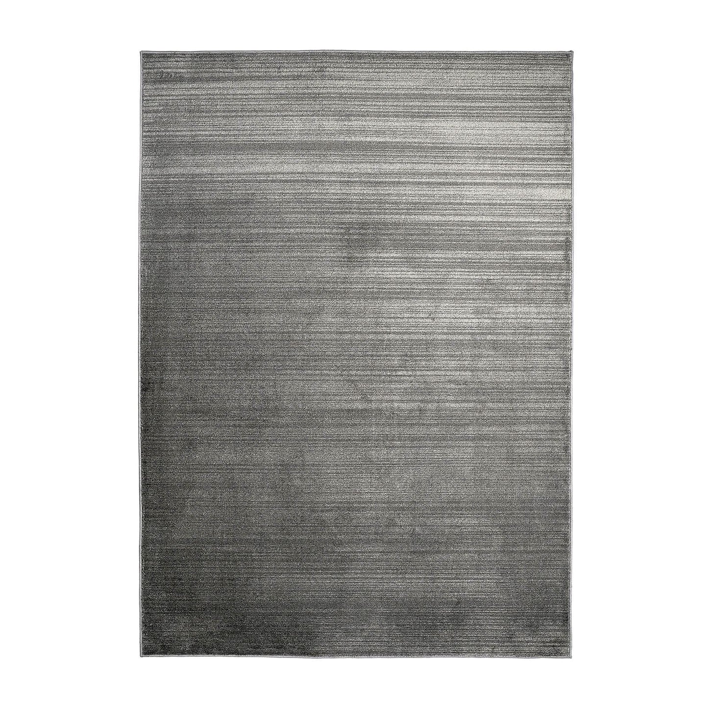 Arlo Textured Grey Semi Plain Rug