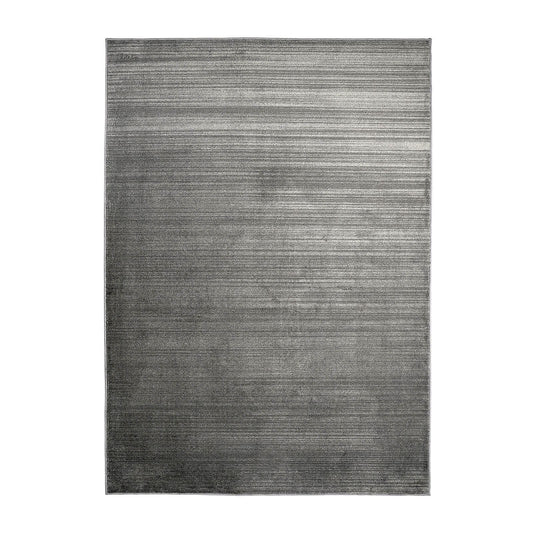 Arlo Textured Grey Semi Plain Rug
