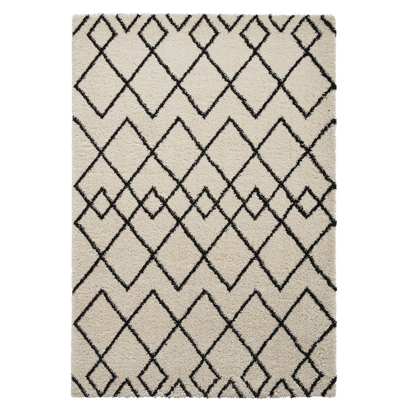 Royal Nomadic A638 White/Black Modern Rug