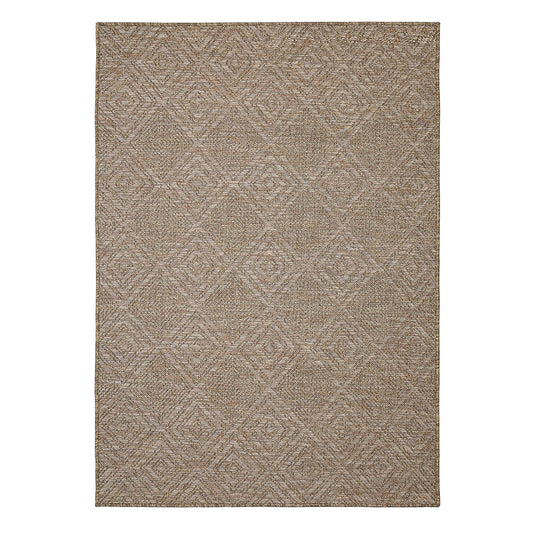 Summer Diamonds Geometric Latte Rug