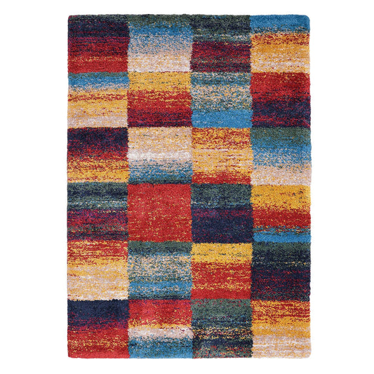 Noble Blocks Multi Rug - 160 X 230cm (5ft 2" x 7ft 5")
