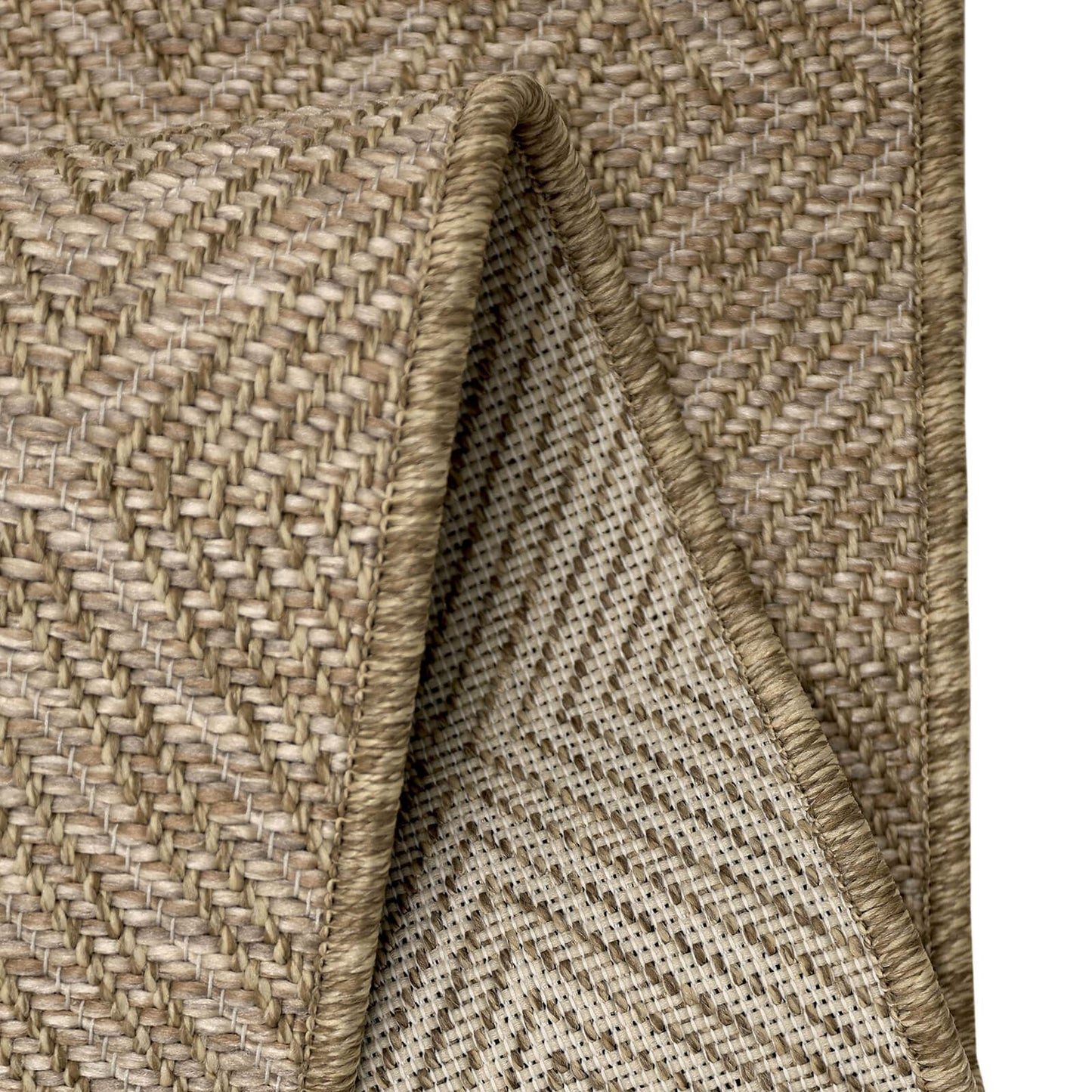 Summer Diamonds Geometric Latte Rug