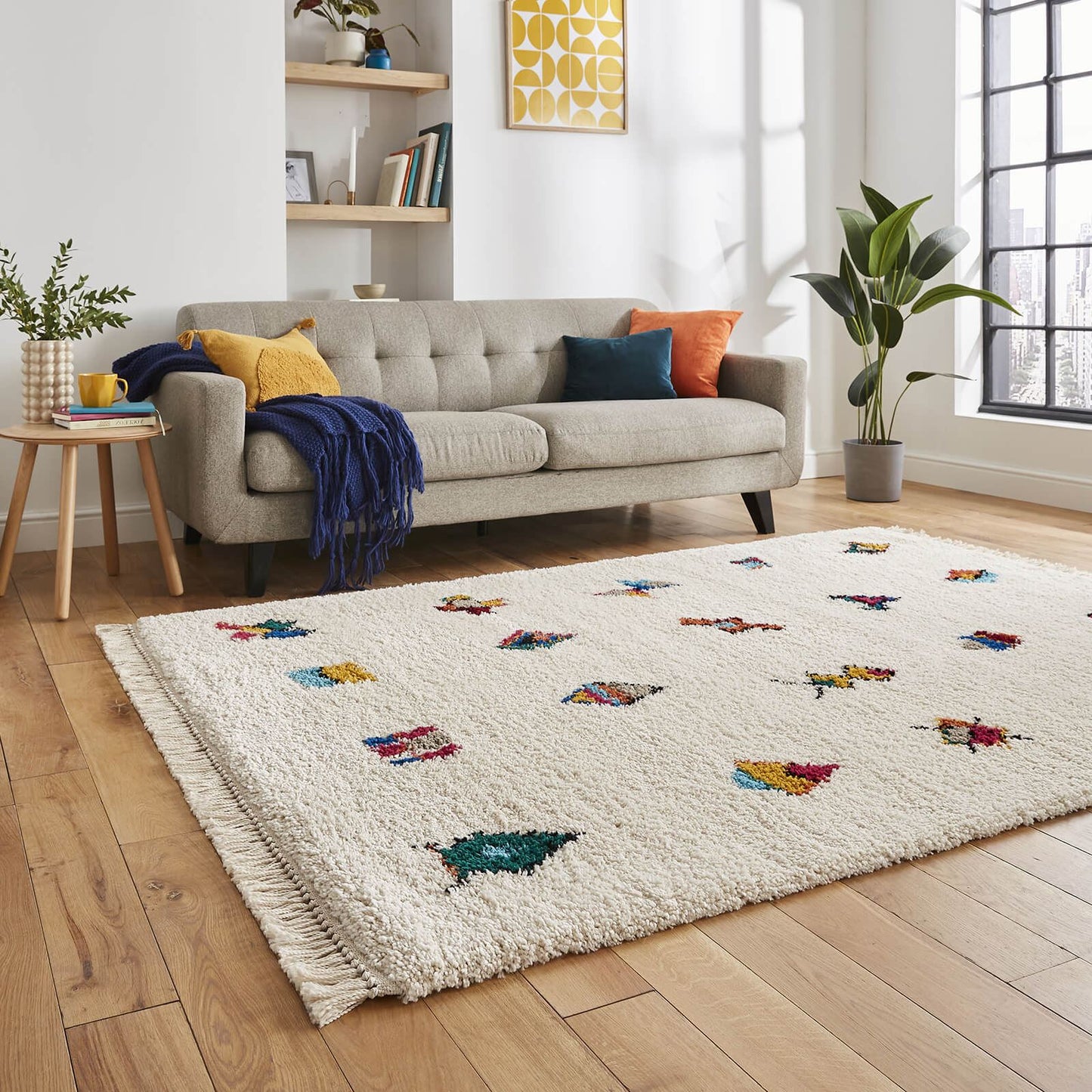 Boho A808 Multi Modern Rug