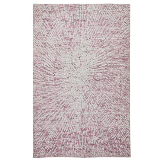 Hampton Burst Pink/Ivory Damask Rugs