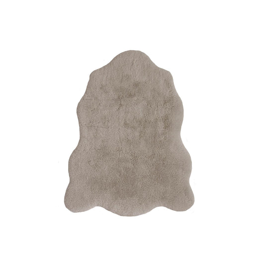 Luxury Faux Fur Natural Plain Rug