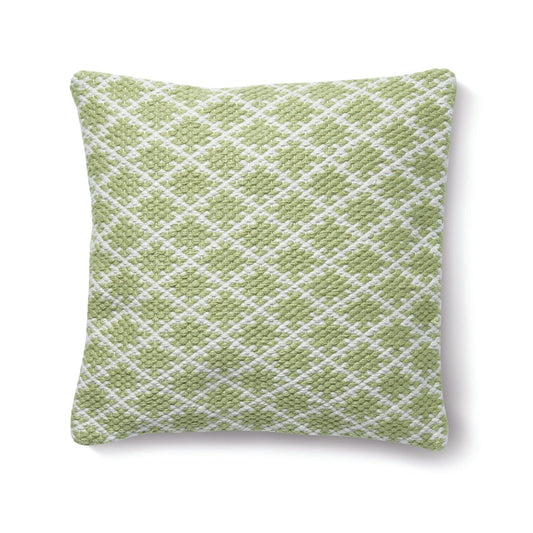 Hug Rug Woven Trellis Cushion Green 45X45 Rug