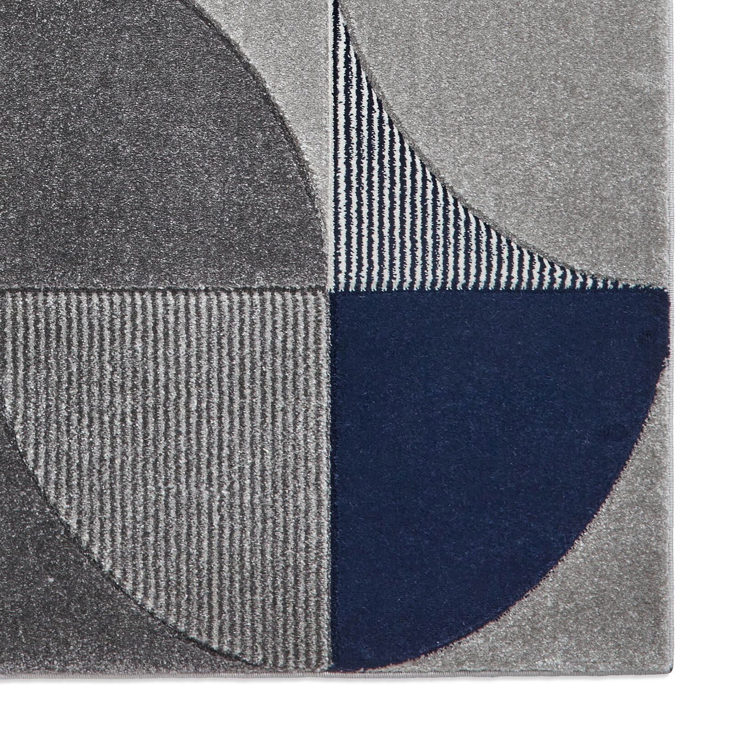 Matrix MT63 Grey/Navy Modern Rug