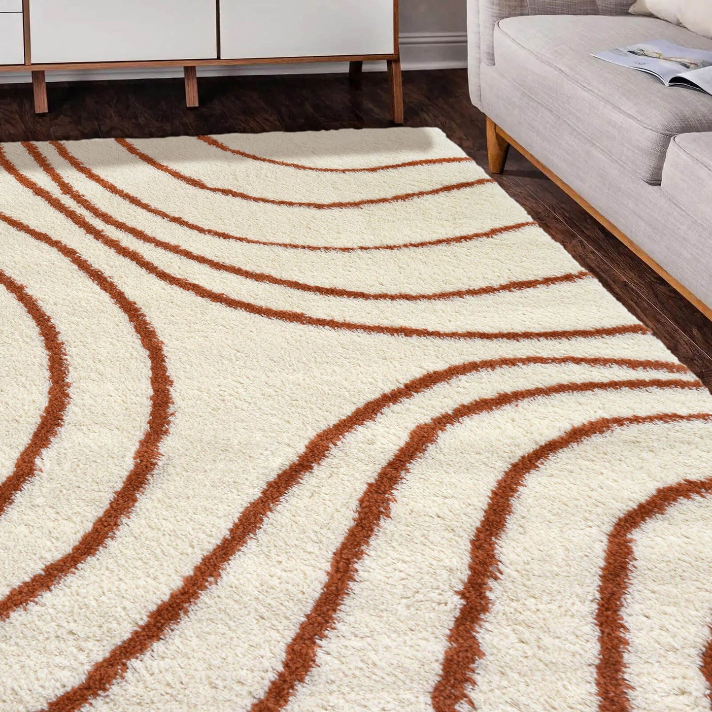 Snug Iso Terracotta Waves Rug