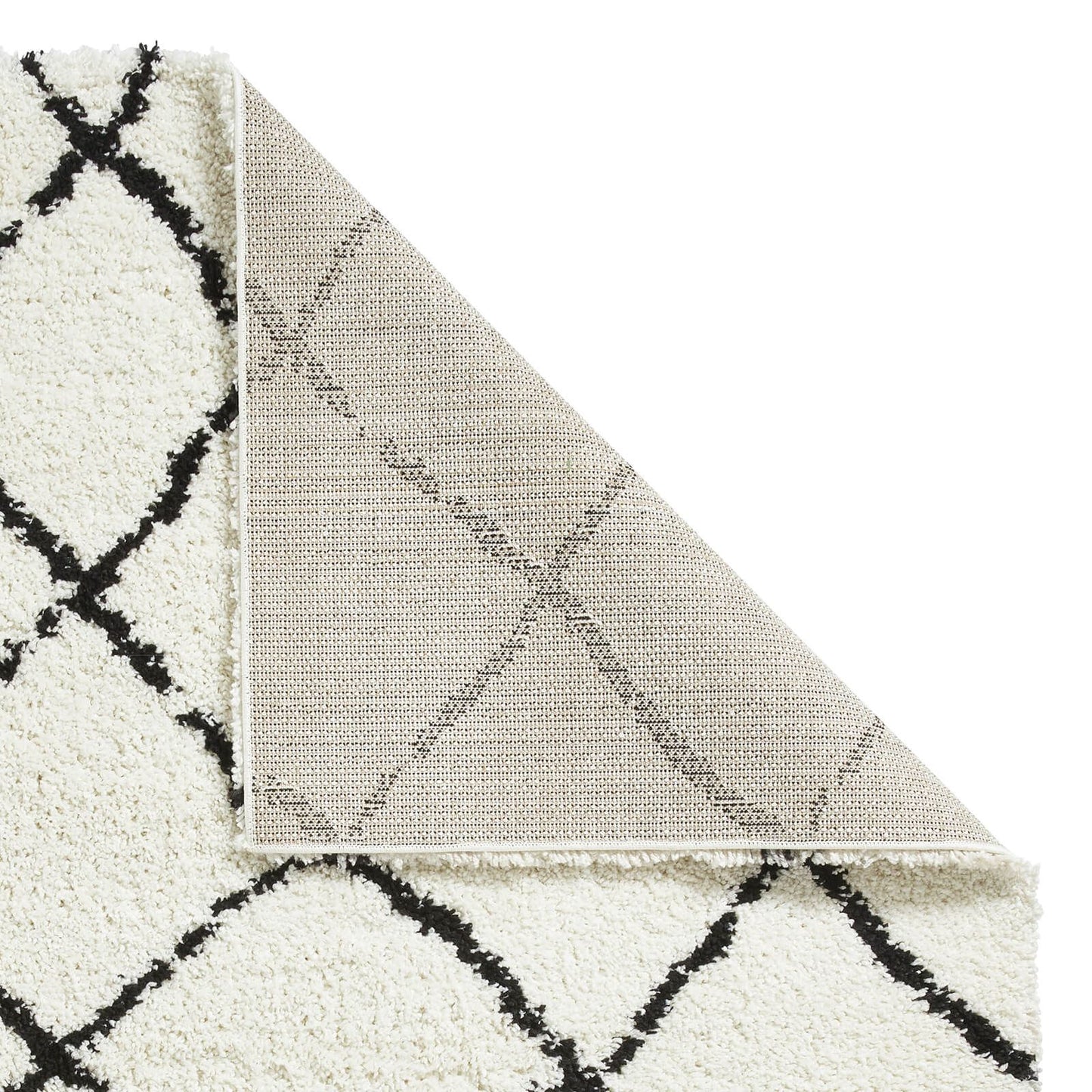 Scandi Berber G257 White/Black Modern Rug