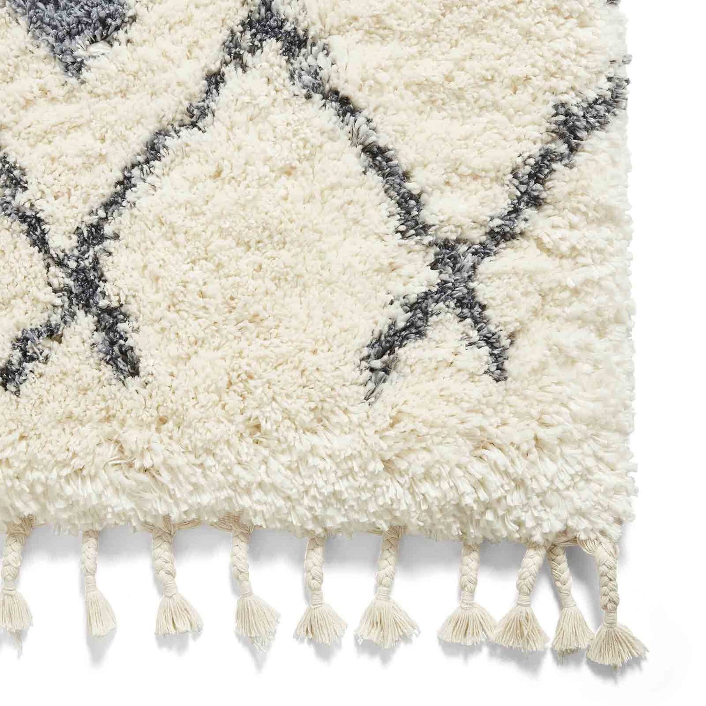 Aspen 1799 Ivory/Grey Shaggy Rug